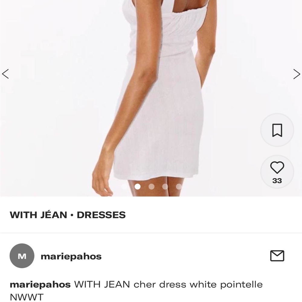 with jean CHER dress pointelle - Picture 2 of 6